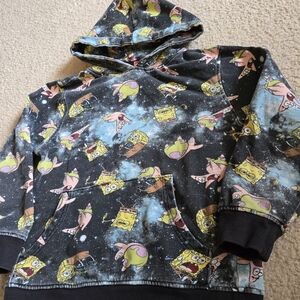 🌈 Nickelodeon SpongeBob SquarePants Boys Hoodie Size 10/12 Medium